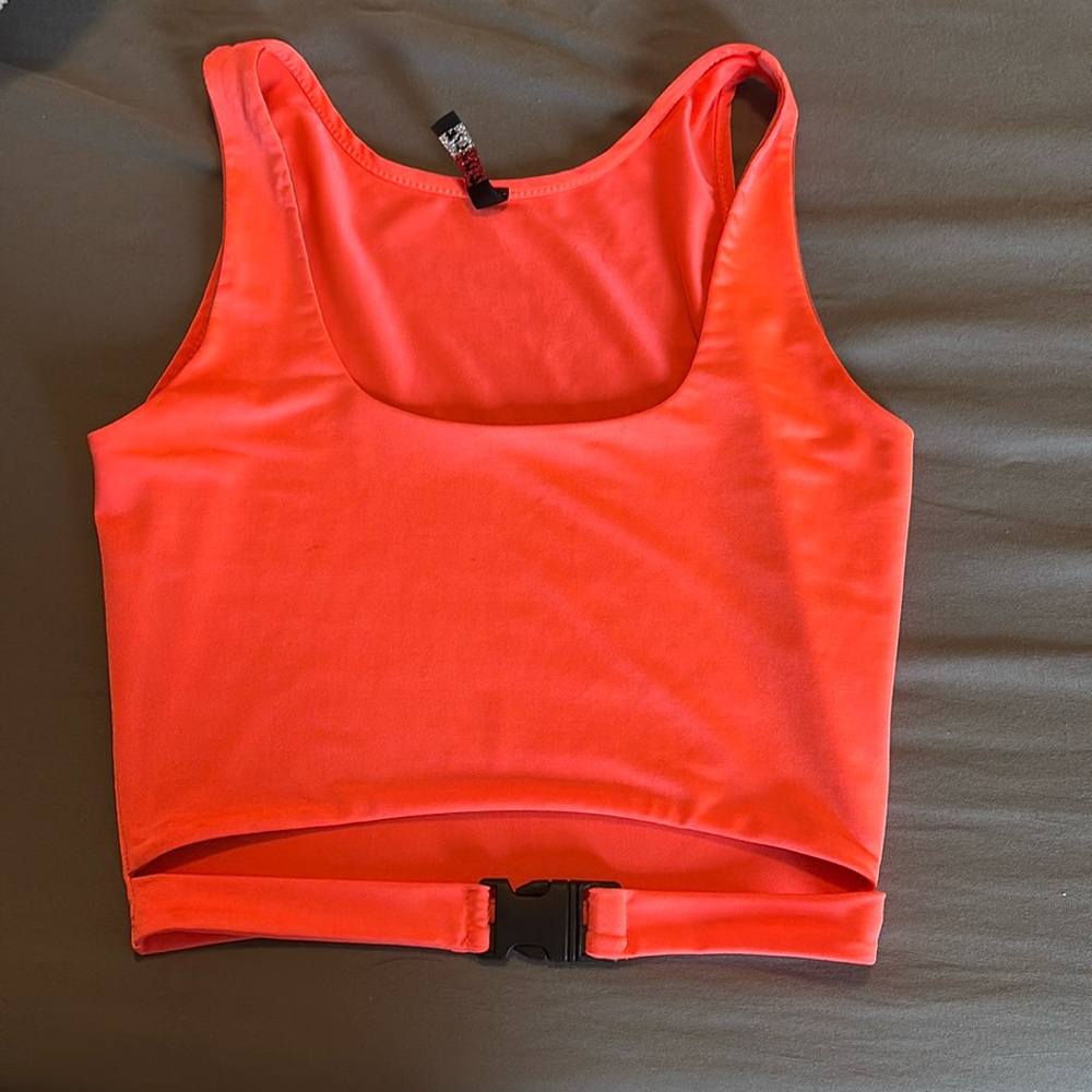 Pink crop top
